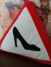 Подушка в автомобиль "Туфелька"